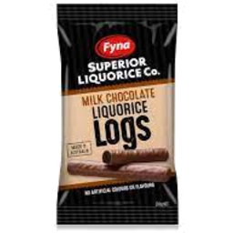 Photo of Fyna Superior Liquorice Co Milk Chocolate Liquorice Logs