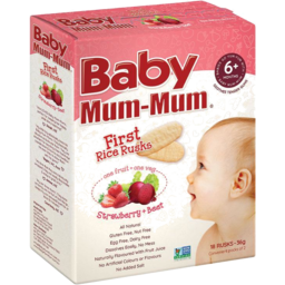 Photo of Baby Mum-Mum Rice Rusks Strawberry & Beet