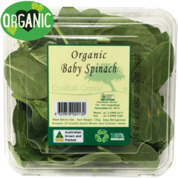 Photo of Organic Prepacked Baby Spinach 