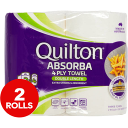 Photo of Quilton Absorba 4 Ply Double Length Paper Towels