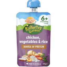 Photo of Rafferty's Garden Chicken, Veetables & Rice 120g