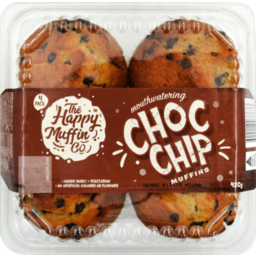 Photo of The Happy Muffin Co Chocchip 4pk