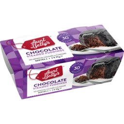 Photo of Aunt Bettys Chocolate Steamy Puddings 2x95gm