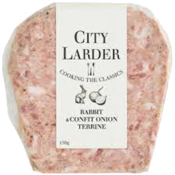 Photo of City Larder Rabbit & Confit Onion Terrnie 150g