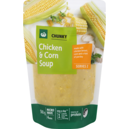 Photo of Woolworths Chicken & Corn Soup Chunky