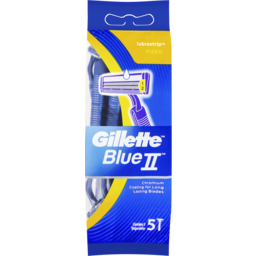 Photo of Gillette Blue Ii Disposable Shaving Razor 5 Pack