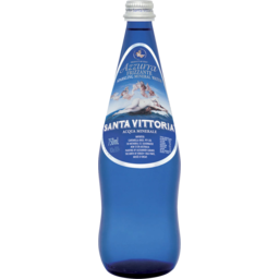 Photo of Santa Vittoria Italian Mineral Water Azzurra Sparkling Glass