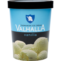 Photo of Valhalla Ice Cream Tub Vanilla 1L