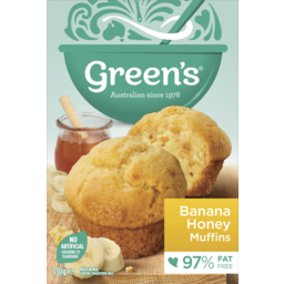 Photo of Greens 97% Fat Free Banana Honey Muffin Mix 330g