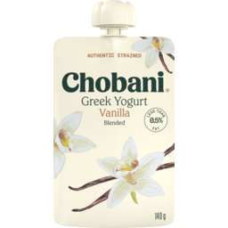 Photo of Chobani Greek Yoghurt Pouch Vanilla