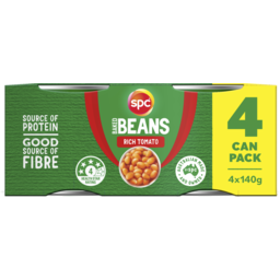 Photo of Spc Baked Beans Rich Tomato 4 Pack