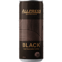 Photo of Allpress Espresso Iced Specialty Coffee Black 240ml 240ml