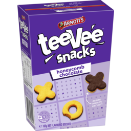 Photo of Arnott's Teevee Snacks Biscuits Honeycomb Chocolate 165g