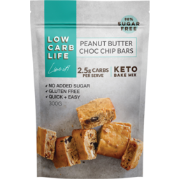 Photo of LOW CARB LIFE Peanut Butter Choc Chip Bars