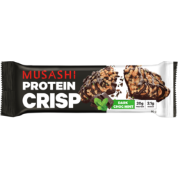 Photo of Musashi Recover Protein Crisp Dark Choc Mint Bar 60g