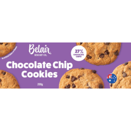 Photo of Belair 27% Chocolate Chip Cookies 200g