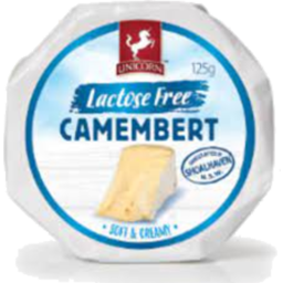Photo of Unicorn Cheese Camembert Lactose Free 125gm