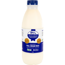 Photo of BARAMBAH Org Full Cream Milk 1l