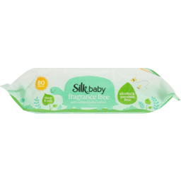 Photo of Silk Baby Wipes Fragrance Free 80 Pack