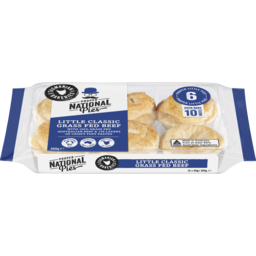 Photo of National Pies Fresh Little Grass Fed Beef Pies 6 Pack 360g