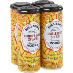 Photo of Billson's Vodka With Jumbleberry Splash 4x355ml