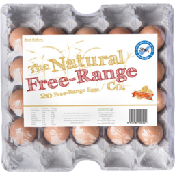 Photo of Natural SPCA Free Range Eggs Tray 20 Pack