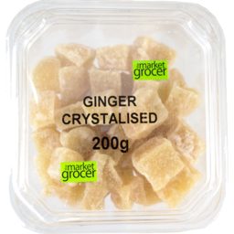 Photo of The Market Grocer Ginger Crystalised 200gm