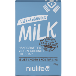 Photo of Niulife Coconut Oil Soap Bar - MILK