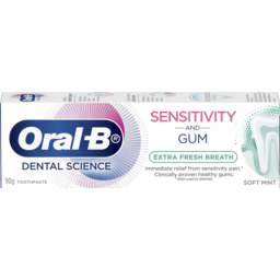 Photo of Oral B Sensitivity And Gum Extra Fresh Breath Soft Mint Toothpaste