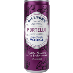 Photo of Billson's Vodka with Portello Can