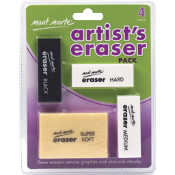 Photo of Mm Artist's Eraser Pack 4pc