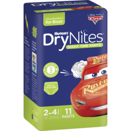 Photo of Huggies Drynites Night Time Pants For Boys 2-4 Years (13-20kg) 11 Pack 