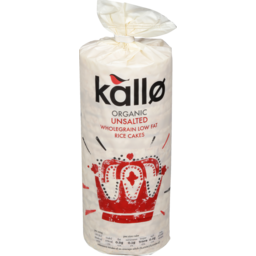 Photo of Kallo Organic Wholegrain Rice Cakes Unsalted