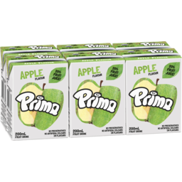 Photo of Prima Apple Fruit Drink 6 X 200ml 6.0x200ml