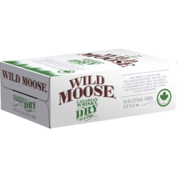 Photo of Wild Moose Whisky & Dry Cans