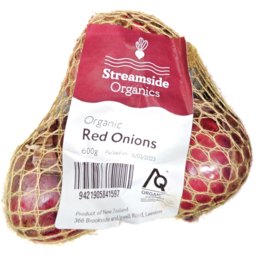 Photo of Organic Red Onion Bag 600gm