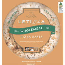 Photo of Letizza W/Meal Pizza Base Twin 200gm