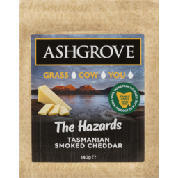 Photo of Ashgrove The Hazards Tasmanian Smoked Cheddar 140g
