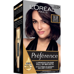 Photo of L'oréal Préférence Permanent Hair Colour - 3.12 St Honore (Intense, Fade-Defying Colour) 