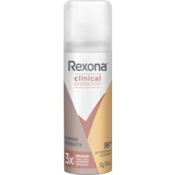 Photo of Rexona Clinical Antiperspirant Aerosol Deodorant Summer Strength 50 Ml