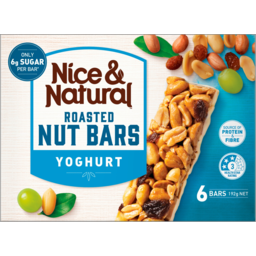 Photo of Nice & Natural Yoghurt Roasted Nut Bars 6 Pack 192g