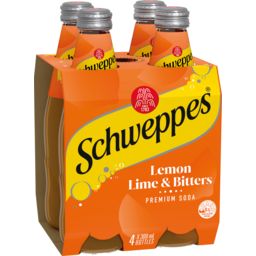 Photo of Schweppes Lemon Lime & Bitters Bottles