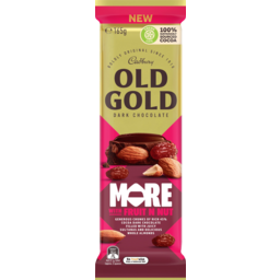 Photo of Cadbury Old Gold Fruit & Nut Clocolate Block 165g