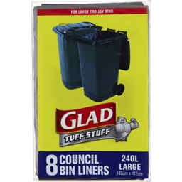 Photo of Glad Tuff Stuff Large Council Bin Liners