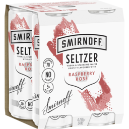 Photo of Smirnoff Seltzer Raspberry Can