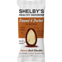Photo of Shelbys Almond Esp Dark Chocolate