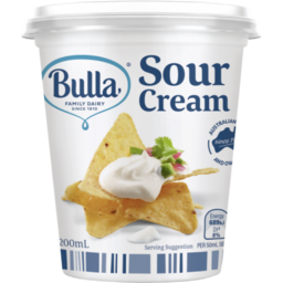 Photo of Bulla Sour Cream 200ml