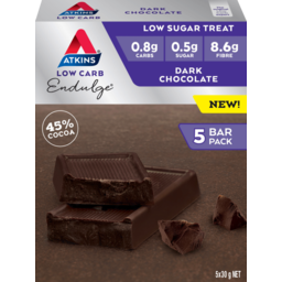 Photo of Atkins Endulge Dark Chocolate 5 Pack 