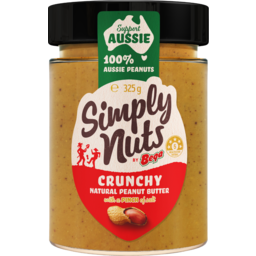 Photo of Bega Simply Nuts Natural Peanut Butter Crunchy 325g 325g