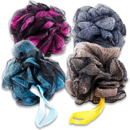 Photo of Swosh Body Exfoliating Scrubber With Hanger - 4 Assorted Colours Purple, Blue, Pink, Orange (1 Only)
